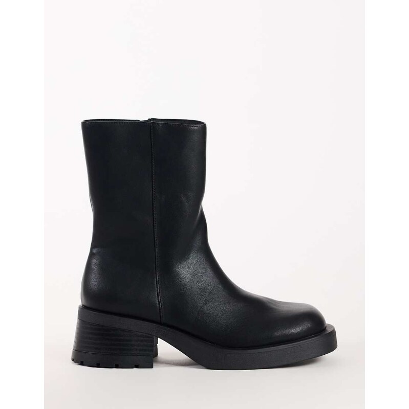 Topshop Lillian chunky ankle boot in black
