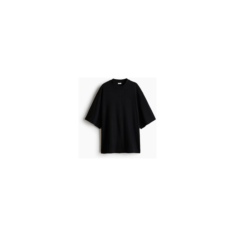 H&M - Bavlněné tričko - Černá