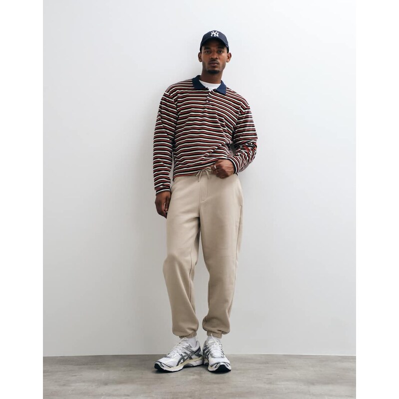 ASOS DESIGN essentials oversized joggers-Neutral