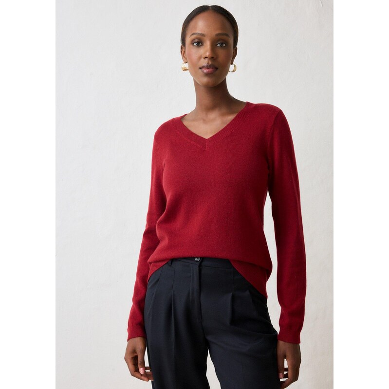 bonprix Svetr z měkké směsi s kašmírem s Good Cashmere Standard