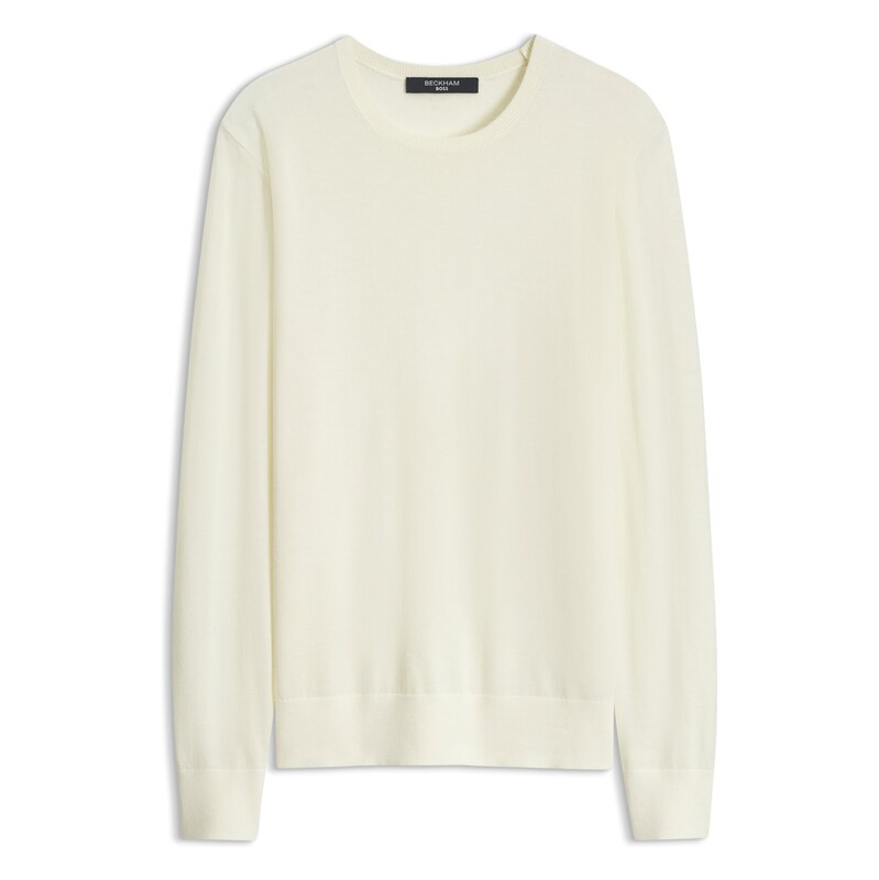 BOSS BY BECKHAM sweater in virgin wool and cashmere