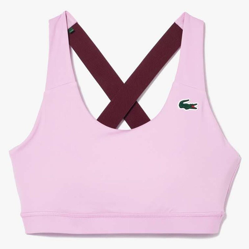 Sportovní podprsenka Lacoste Pink 5246984