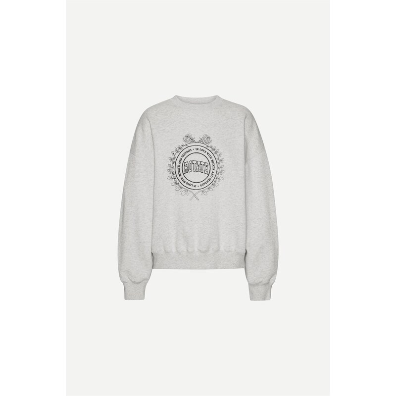 Mikina Rotate White Melange 9578620