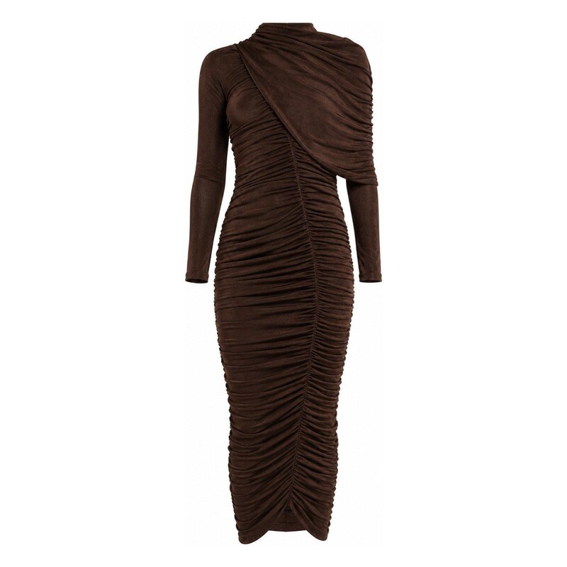 Šaty Bardot Brown 238503