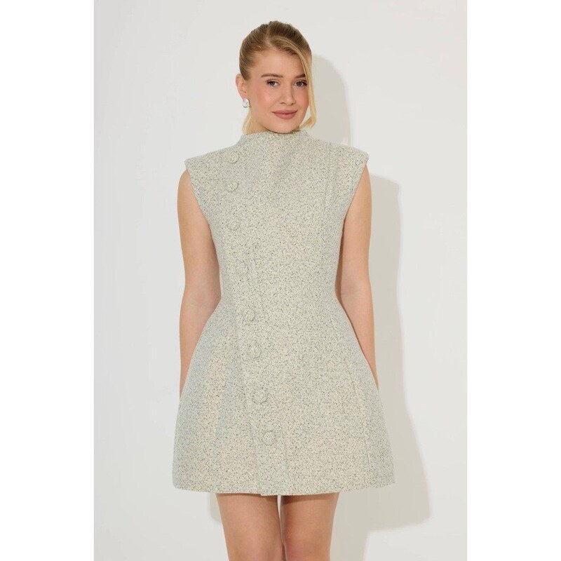 Šaty Odd Muse Grey tweed 1018020