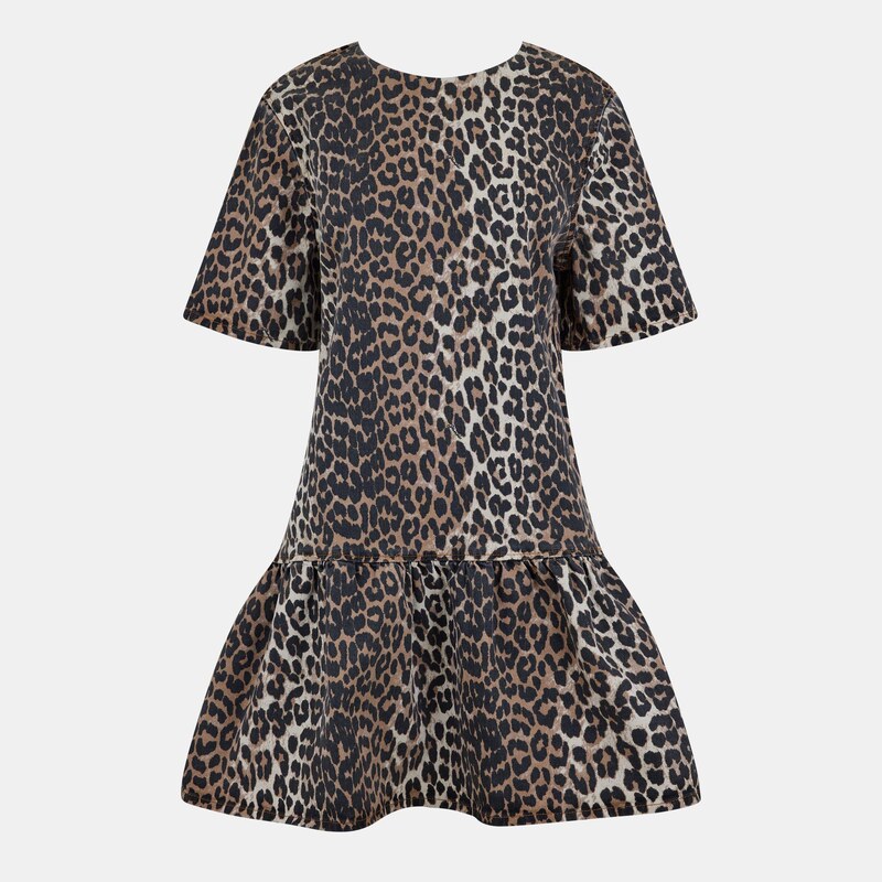 Šaty Ganni Leopard 9687322