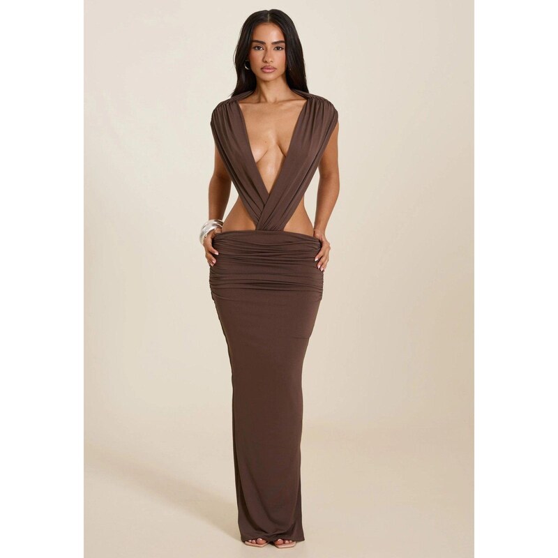 Šaty Mars The Label Brown 7133283