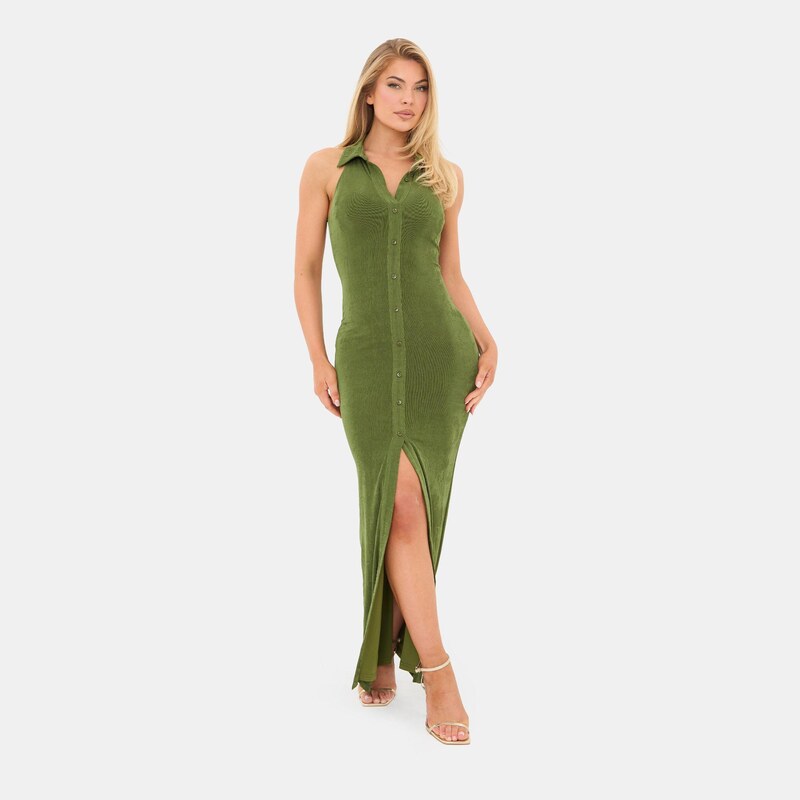 Šaty I Saw It First Khaki 9670587