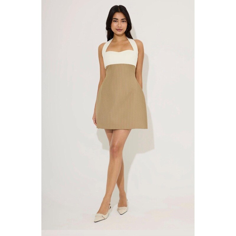 Šaty Odd Muse Beige 236127