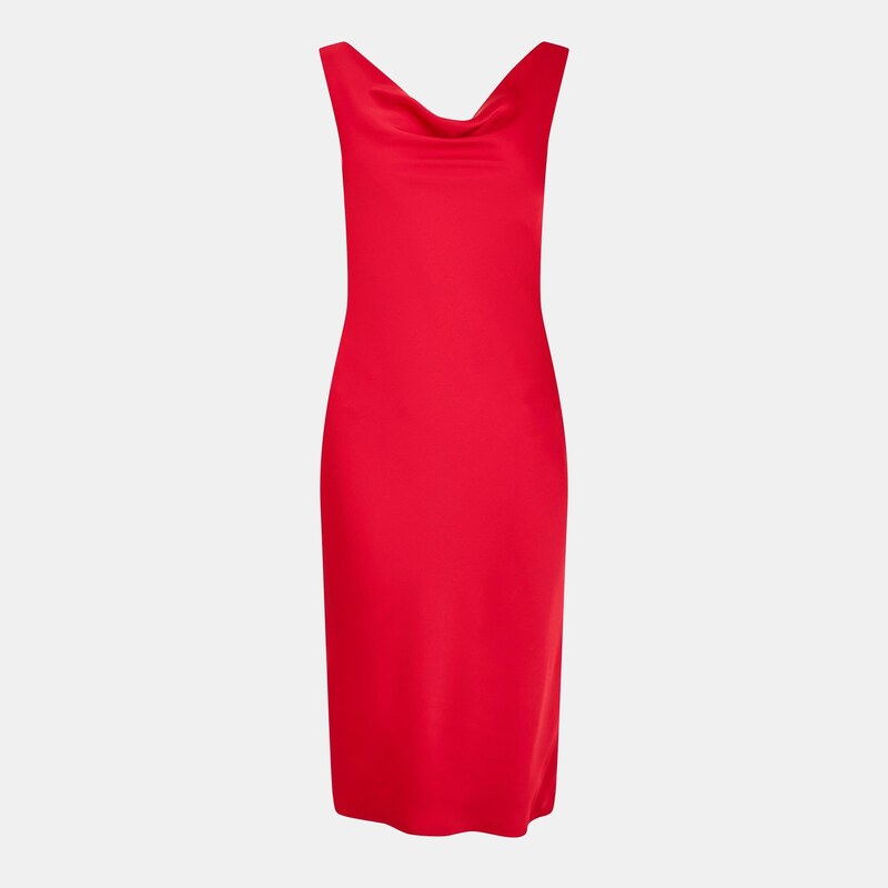 Šaty Norma Kamali Tiger Red 7061993