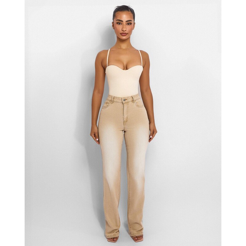 Džíny Mars The Label Beige Wash 2714886