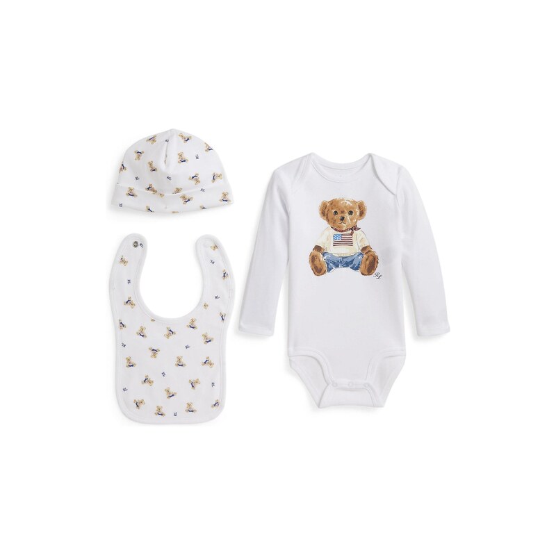 Tričko Polo Ralph Lauren White Multi 567110