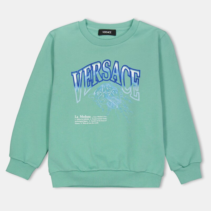 Dětská mikina Versace 6G690 Sea Gren 7776753