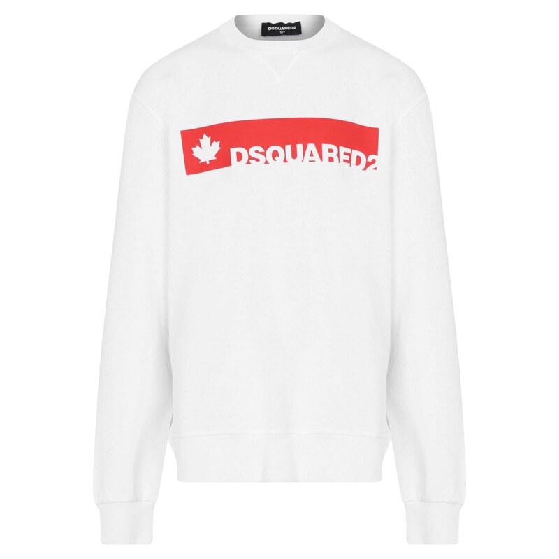 Dětská mikina DSquared2 Wht/Red 100 SMU 3636003