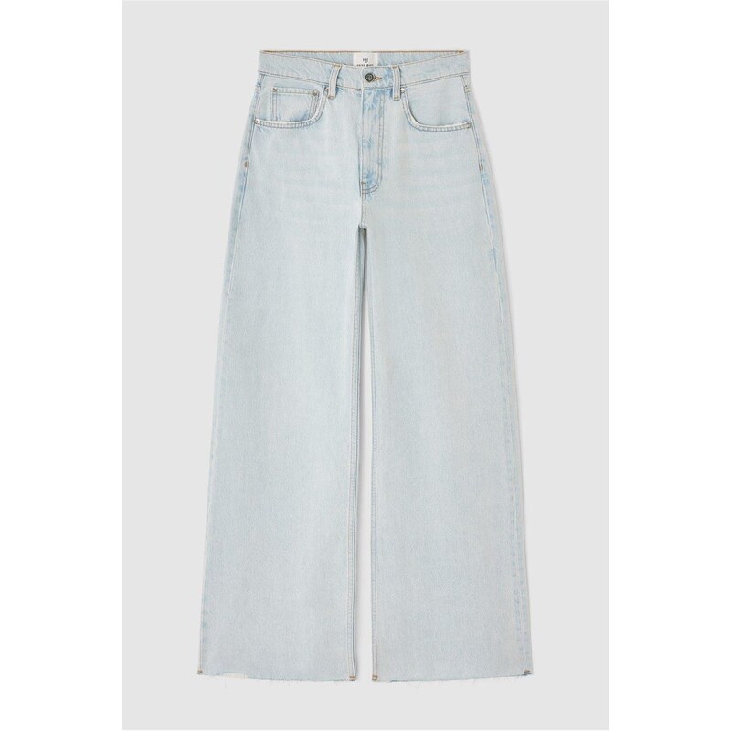 Džíny Anine Bing WASHED BLUE 9662894