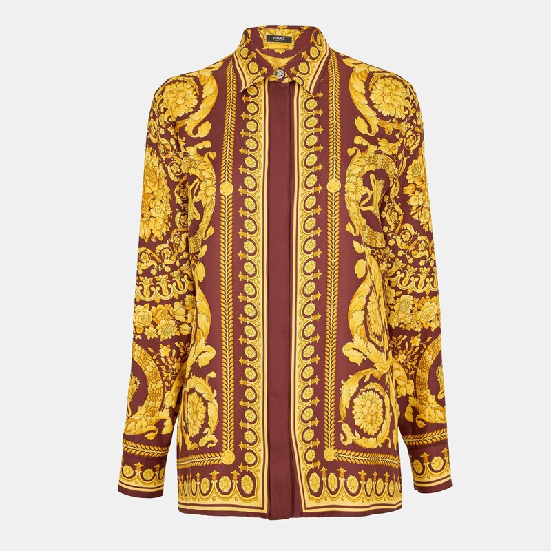 Košile Versace Burgundy Gold 7027912