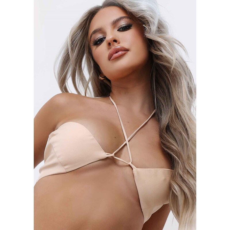 Podprsenka Missy Empire Beige 3910235