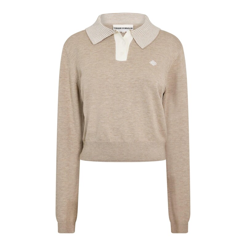 Tričko The Couture Club Beige 2628618