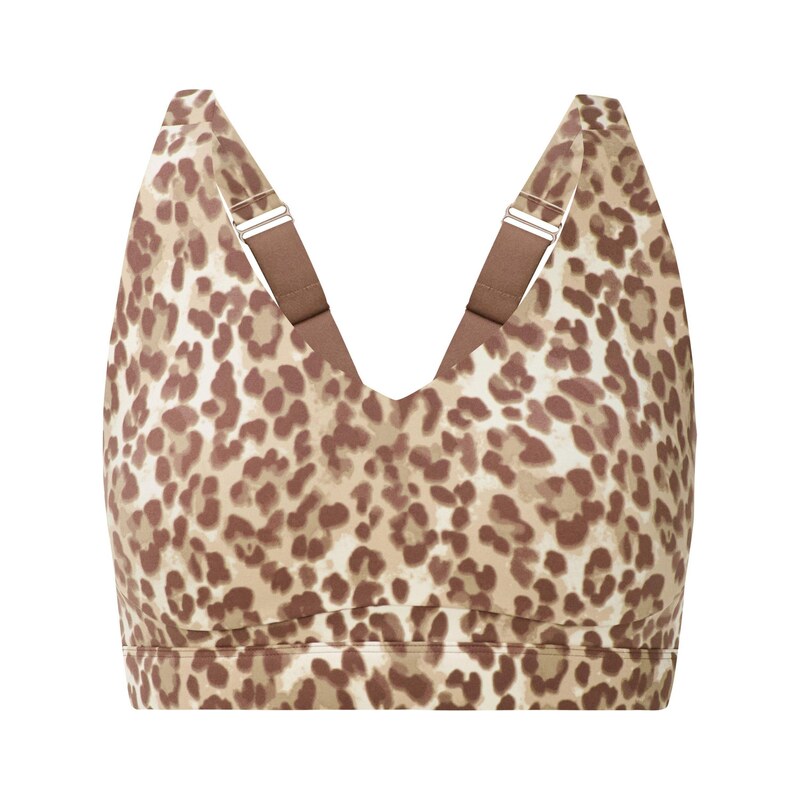 Sportovní podprsenka Sweaty Betty Beige Leo 7338656
