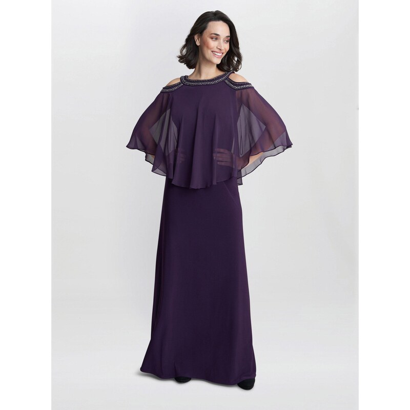 Šaty Gina Bacconi Eggplant 790199