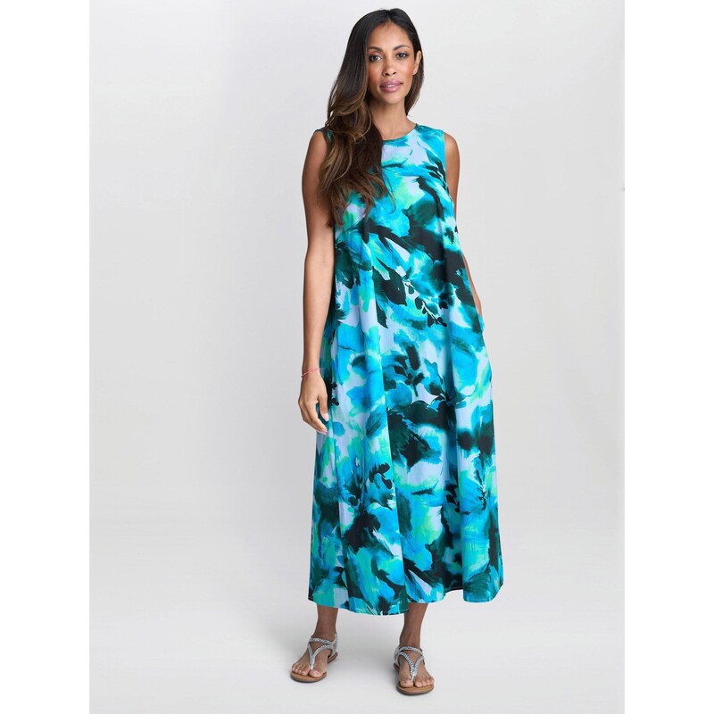 Šaty Gina Bacconi Blue Green 3887050