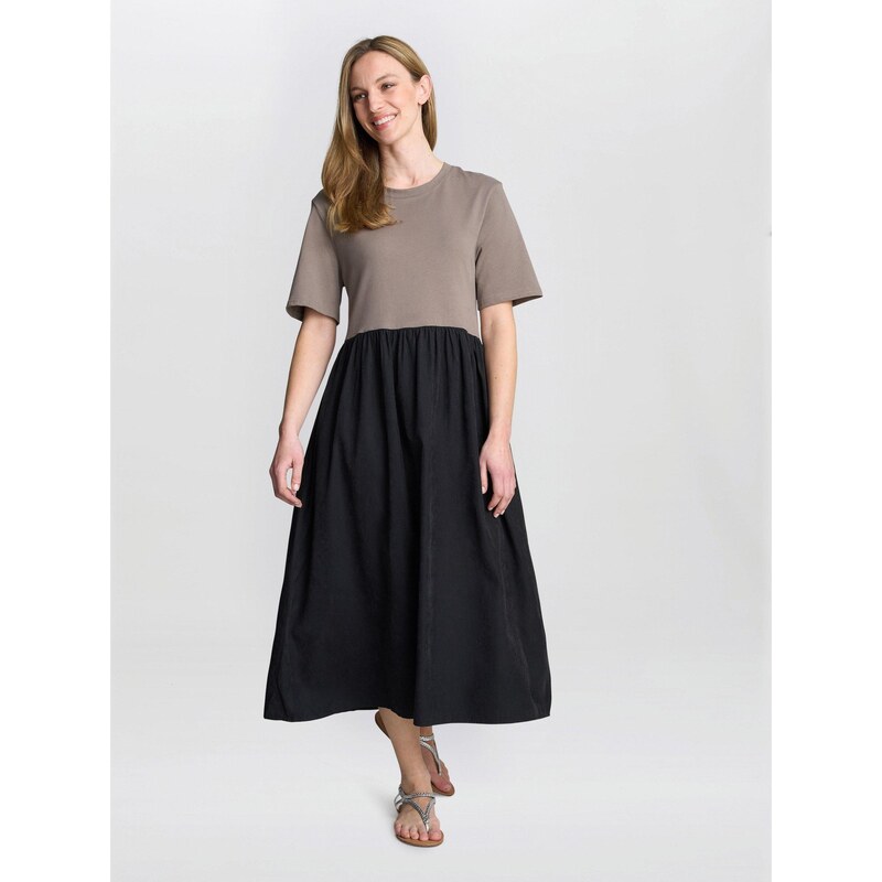 Šaty Gina Bacconi Black / Beige 449762