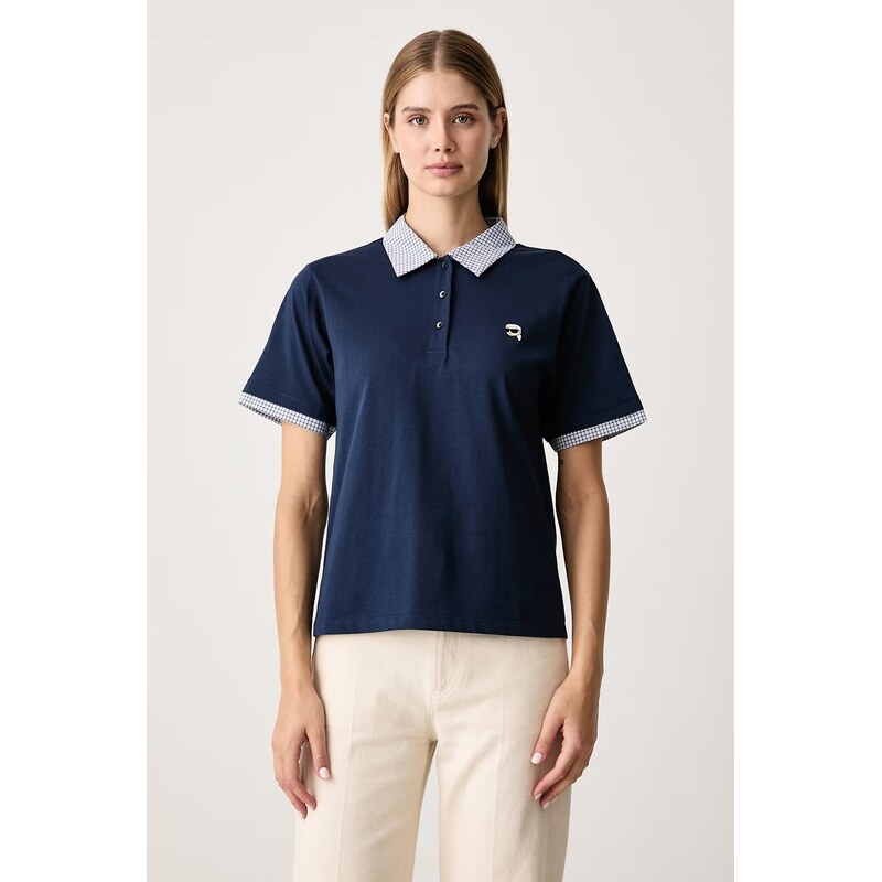 Karl Lagerfeld polo dámské bavlněné
