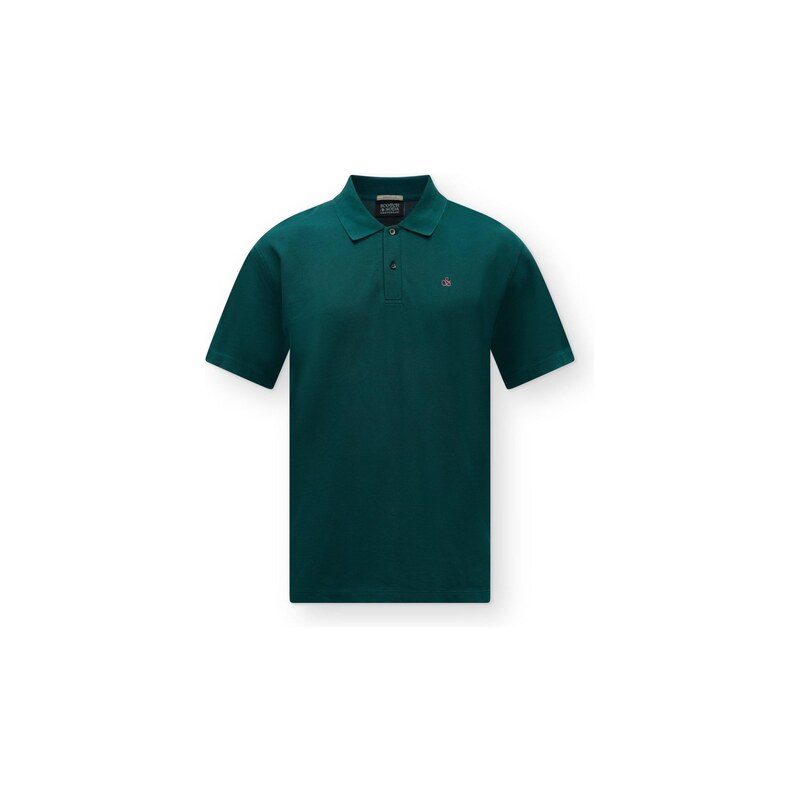 SCOTCH & SODA Tričko tmavě zelená