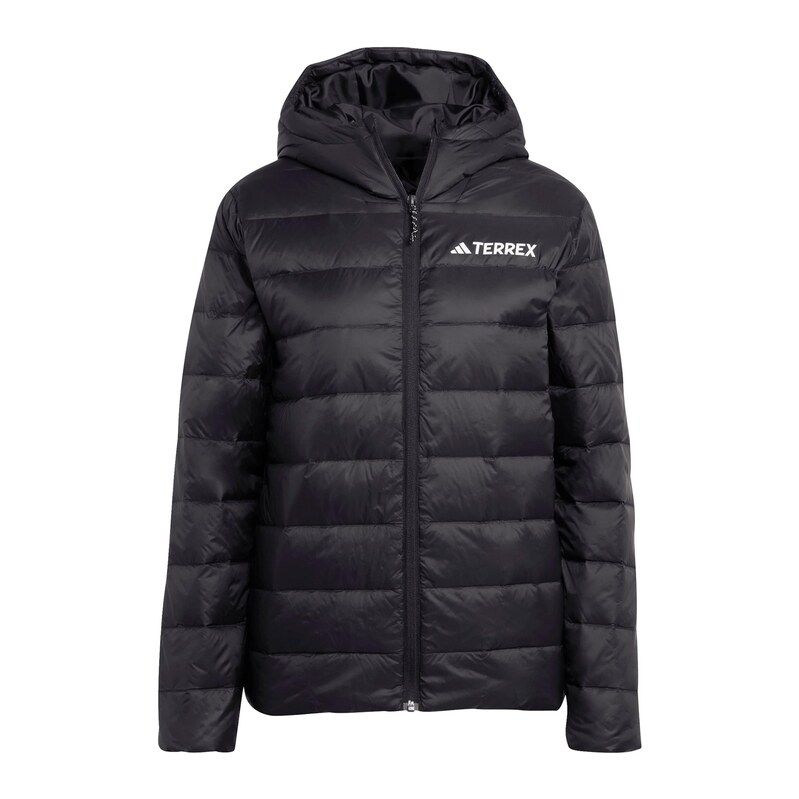 ADIDAS TERREX Outdoorová bunda ESS černá / bílá