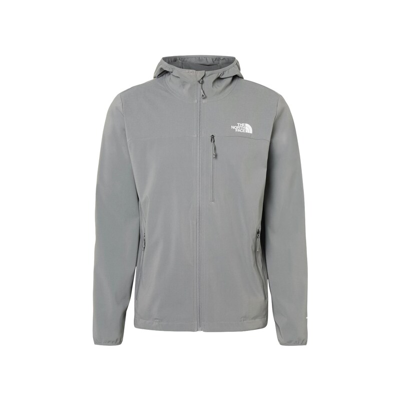 THE NORTH FACE Outdoorová bunda Nimble tmavě šedá / bílá