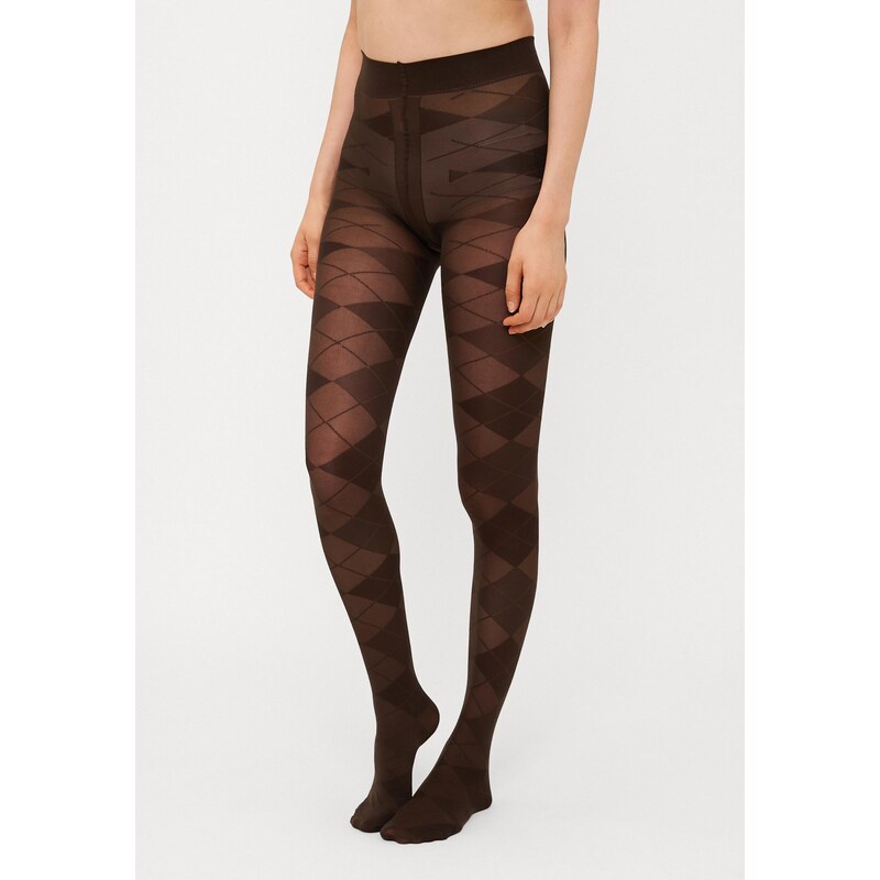 Swedish Stockings Jemné punčocháče Rebecka tmavě hnědá
