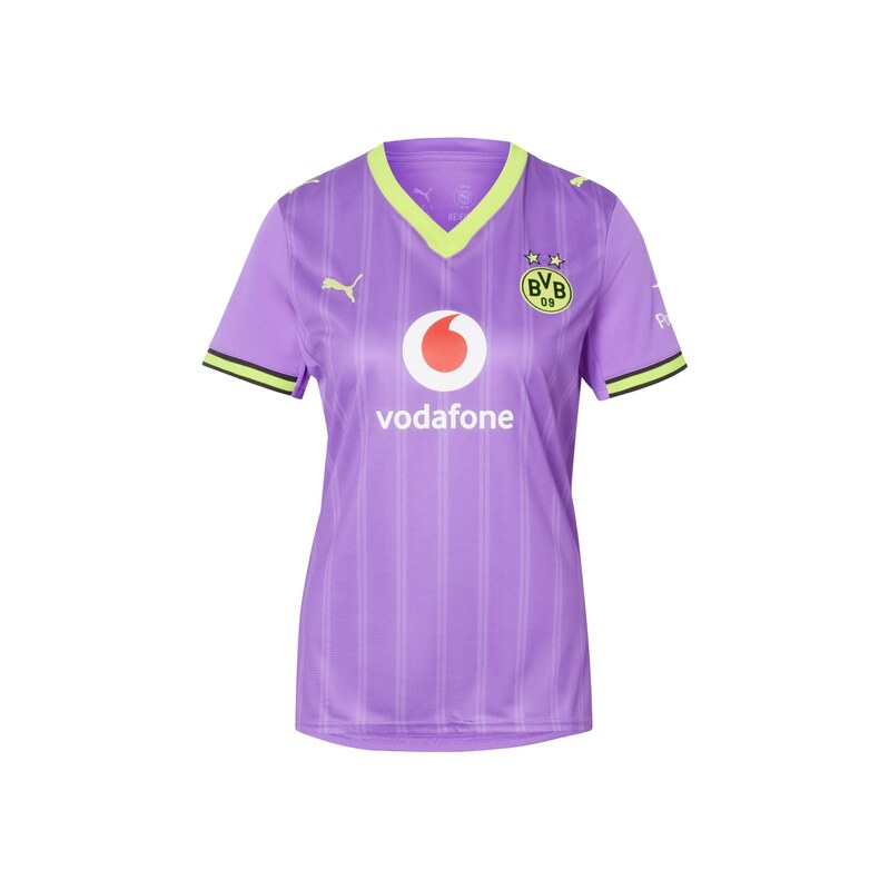 PUMA Trikot BVB světle žlutá / lenvandulová / jasně červená /