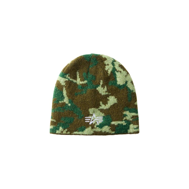 ALPHA INDUSTRIES Čepice Cone olivová / rákos / pastelově zelená