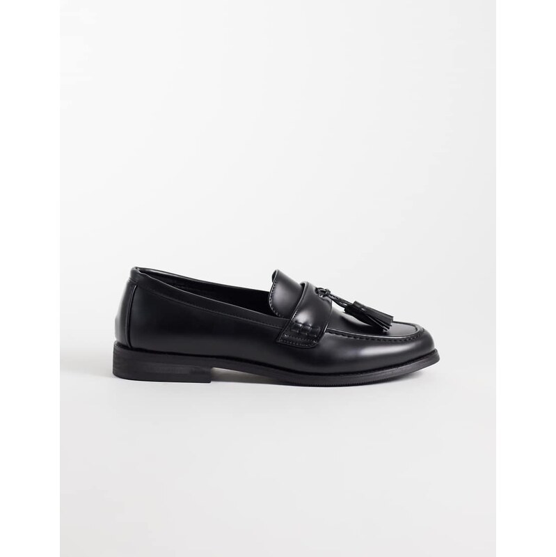 SEQWL Hero tassle loafers in black