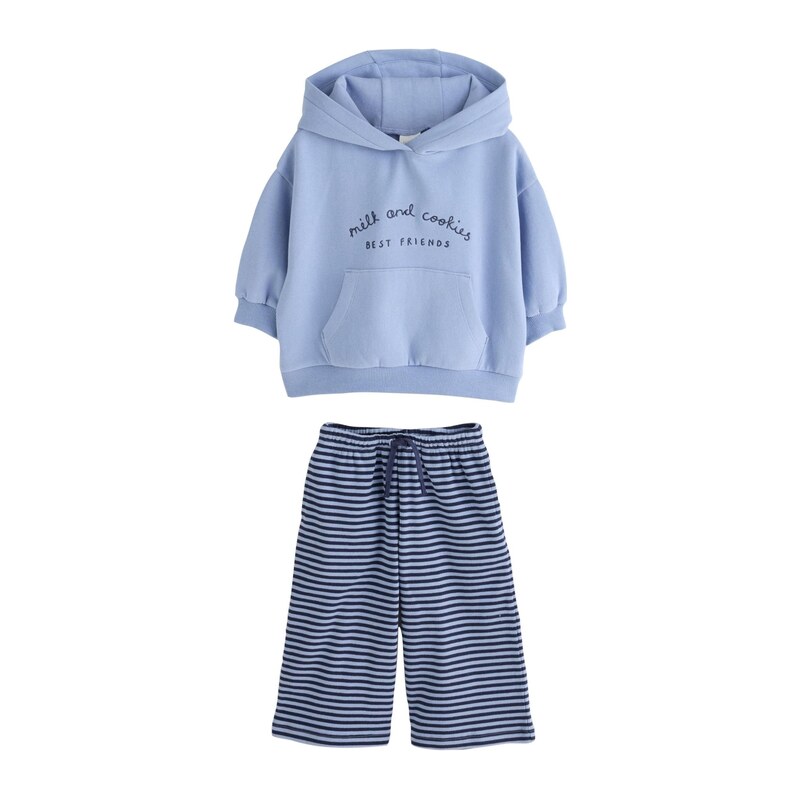 Next Joggingová souprava námořnická modř / světlemodrá