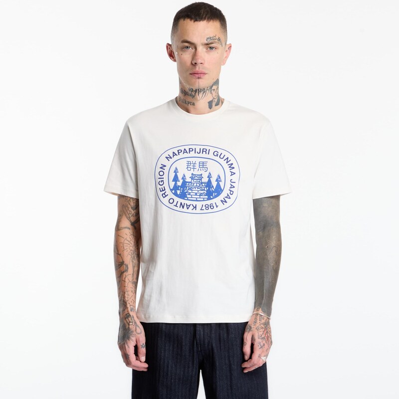 Tričko Napapijri S-Sunda Short-Sleeve White Whisper L