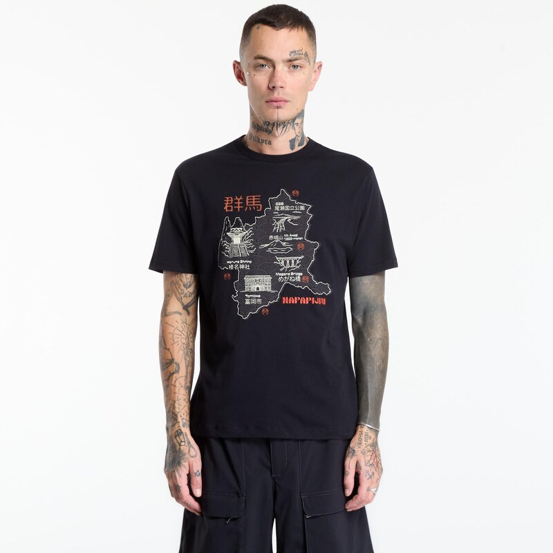 Tričko Napapijri Sunda Short-Sleeve T-Shirt Black Beauty L