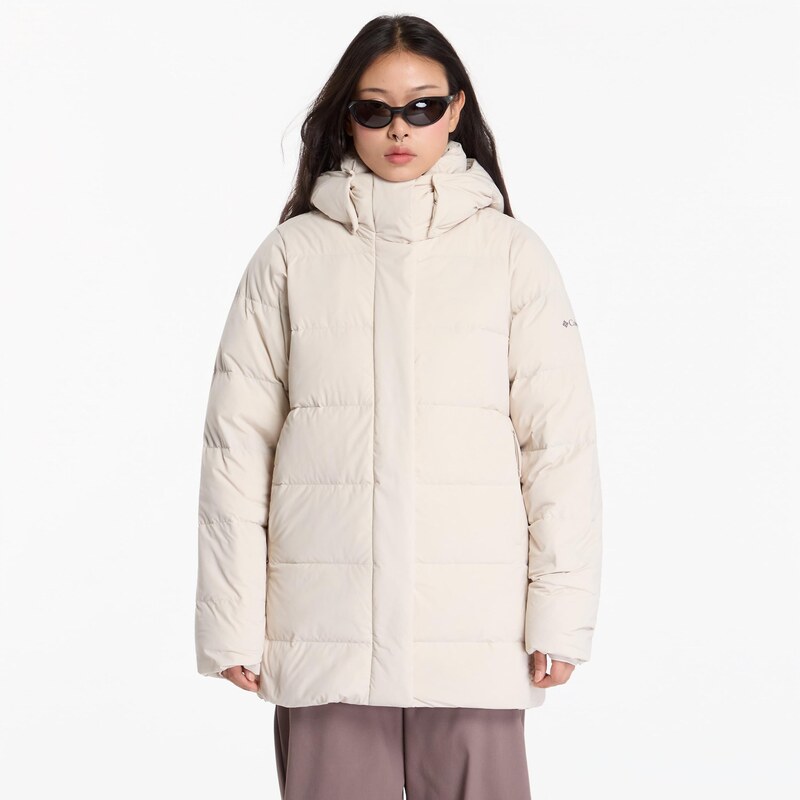 Péřovka Columbia Amaze Puff Mid Hooded Jacket Dark Stone L