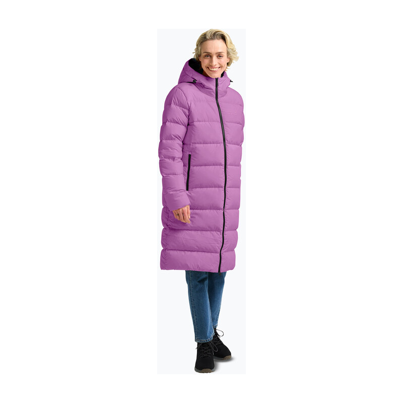 Dámský péřový kabát Jack Wolfskin Frozen Palace Coat vivid