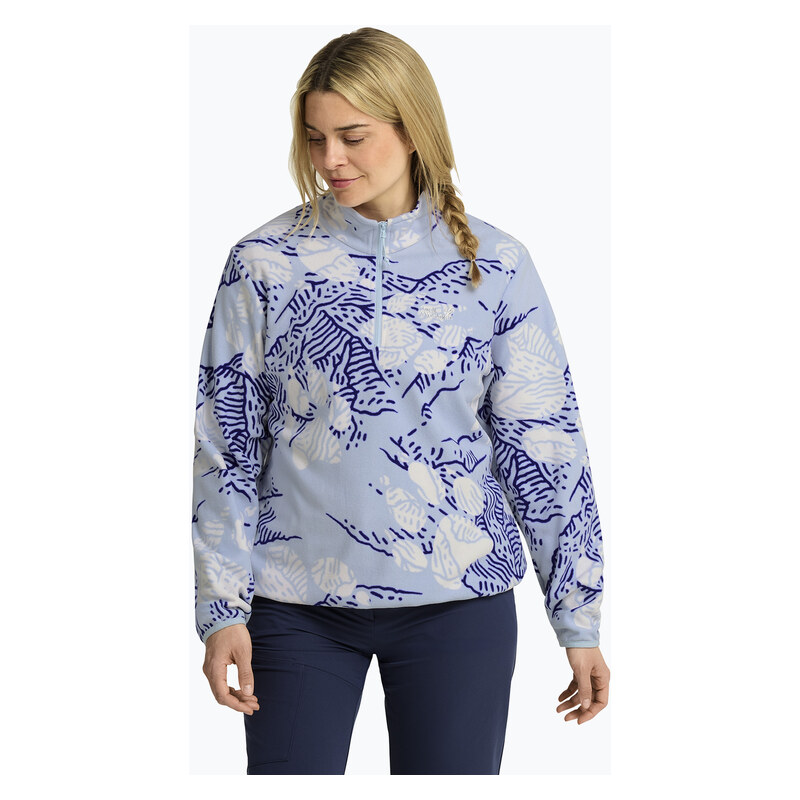 Dámská fleecová mikina Jack Wolfskin Paw Era 100 Orint Half Zip