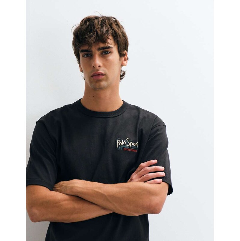 Polo Ralph Lauren Sport relaxed fit t-shirt in black