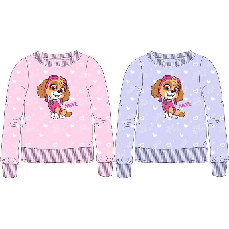 Paw Patrol - Tlapková patrola -Licence Dívčí mikina - Paw Patrol
