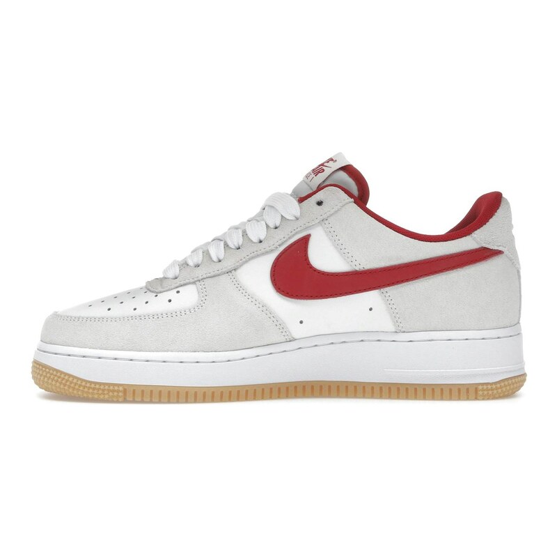 Nike Air Force 1 Low 07 LV8 Summit White Varsity Red Gum