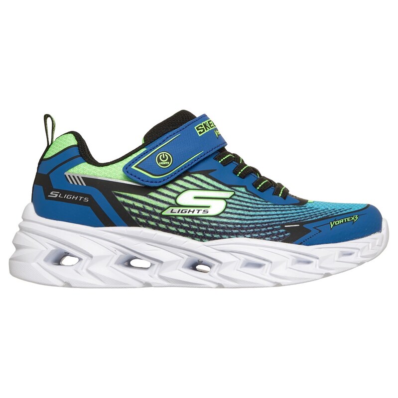 Skechers Chlapci S-Lights: Vortex 3.0 Shoes v Cerná/Limetková,