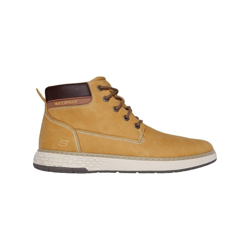 SKECHERS Kozačky Skechers Garlan - Deno hnědá
