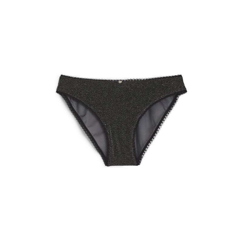 HUGO Stretch briefs with metallic thread and charm