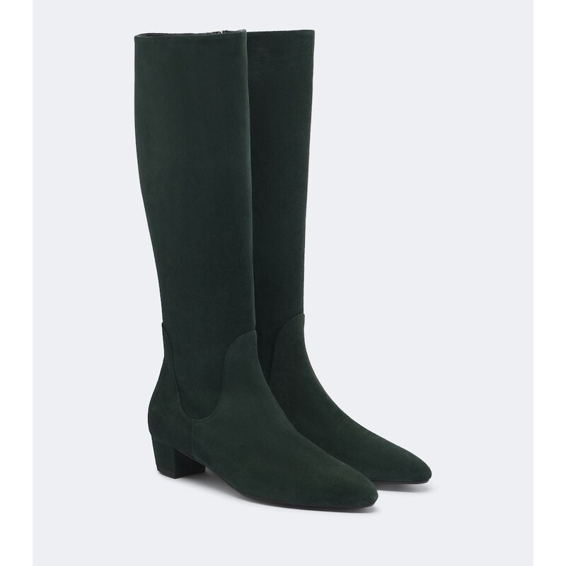 Aeyde Yana suede knee-high boots