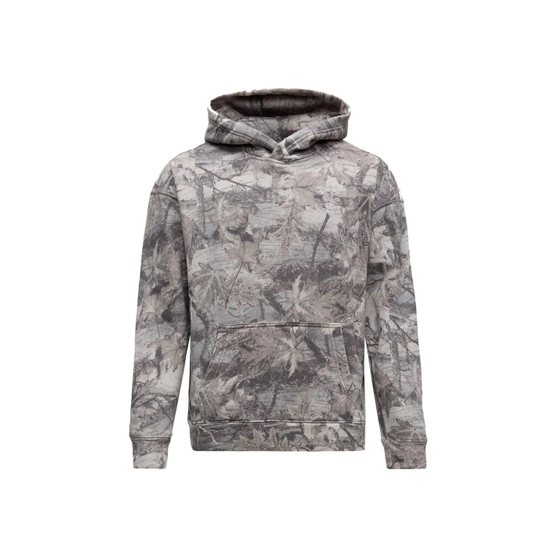 HOLLISTER Mikina světle hnědá / šedobéžová / khaki