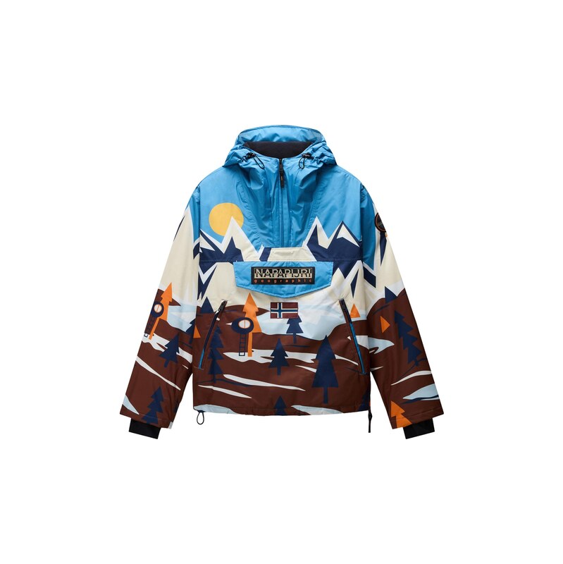 NAPAPIJRI Funkční bunda NEXT marine modrá / světlemodrá /