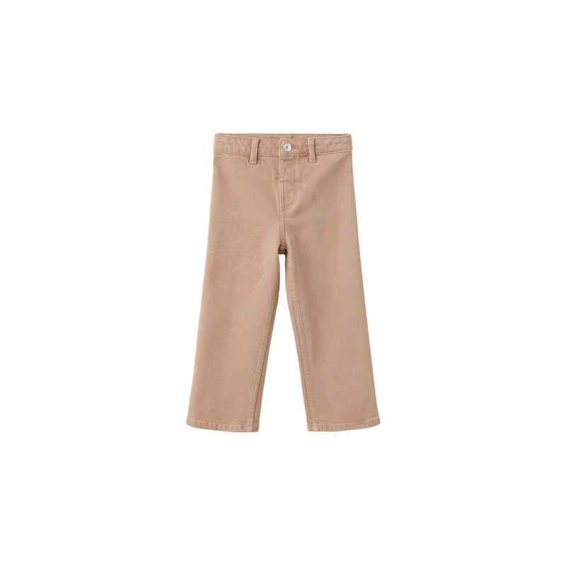 MANGO KIDS Džíny SEAMLESS mokka
